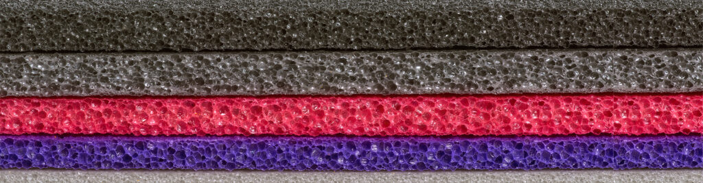 foam - stacked in different colors